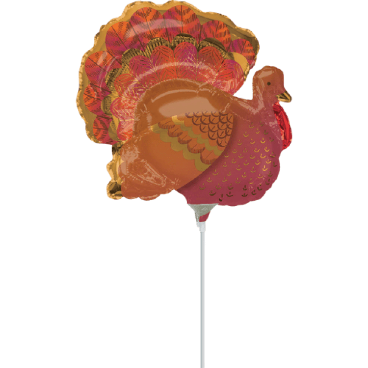 14-inch Thanksgiving Turkey Foil Balloon