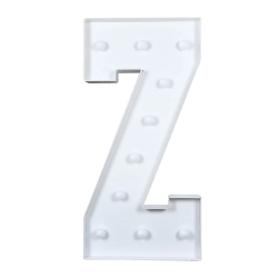Z Letter Lighted Marquee