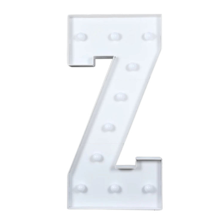 Z Letter Lighted Marquee