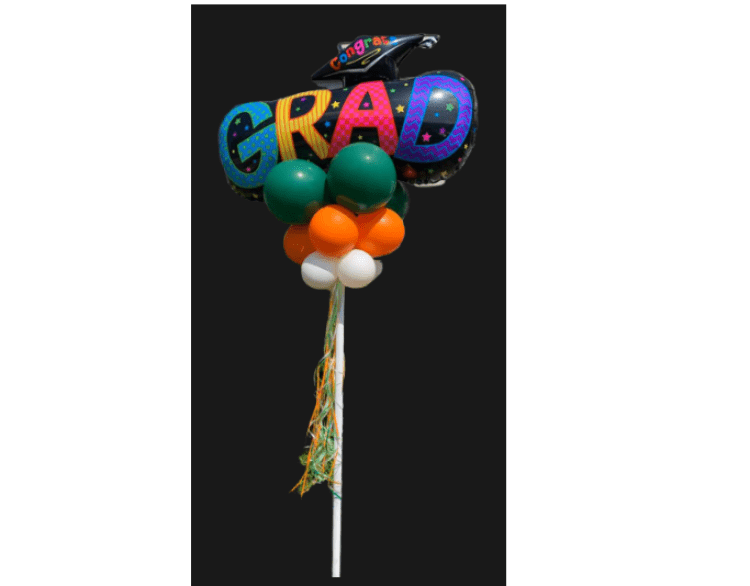 Vibrant Grad Yard Balloon Pole