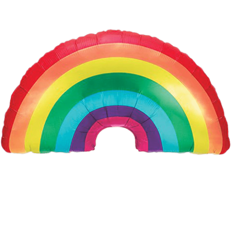 Vibrant Rainbow Balloon