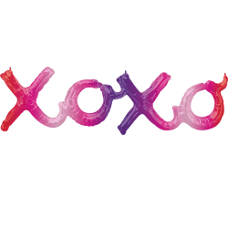 39 inch XOXO Foil Balloon