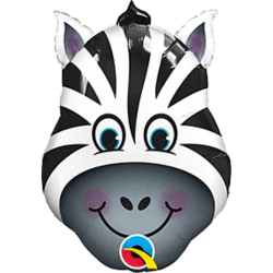 14-inch Zesty Zebra Balloon