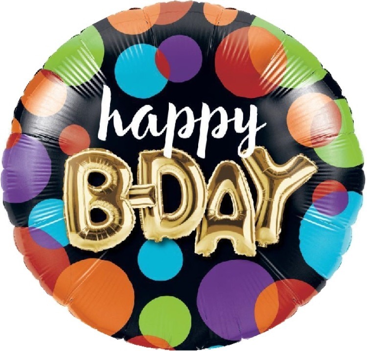 Balloon Birthday Hbday