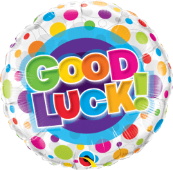 Good Luck Colorful Dots