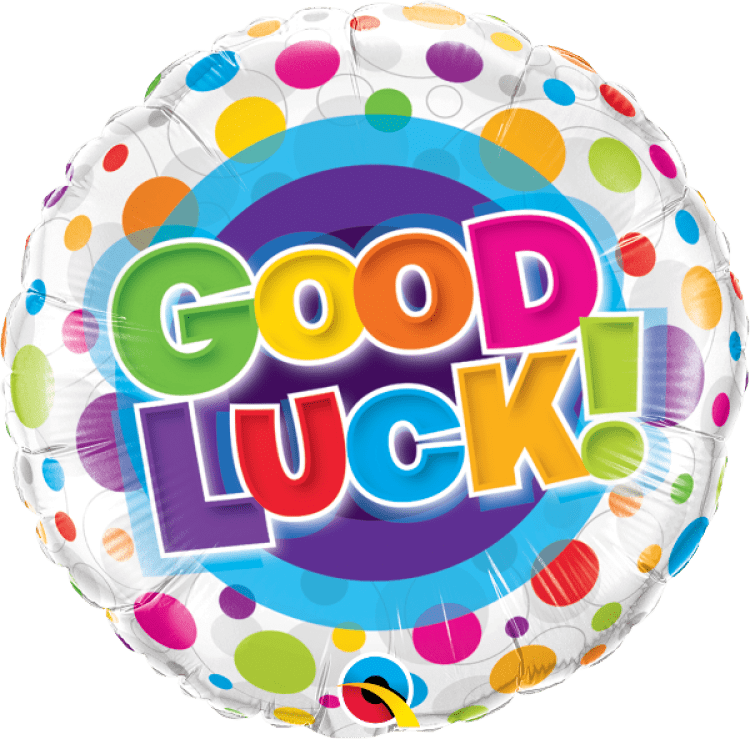 Good Luck Colorful Dots
