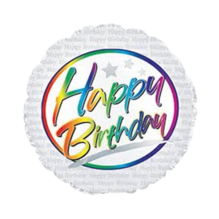 happy Bday rainbow