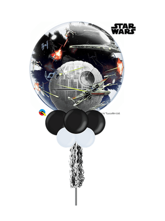 Balloon Party Pole - with one 16-22 Bubble Topper, Base #1 Balloon Party Pole - with one 16-22 Bubble Topper, Base #1
