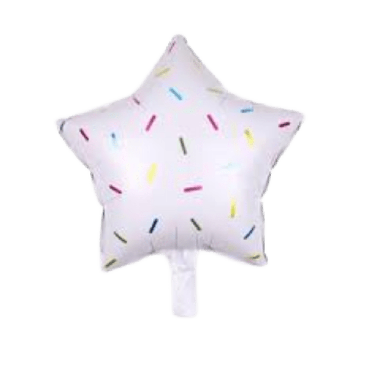 9 inch confetti star