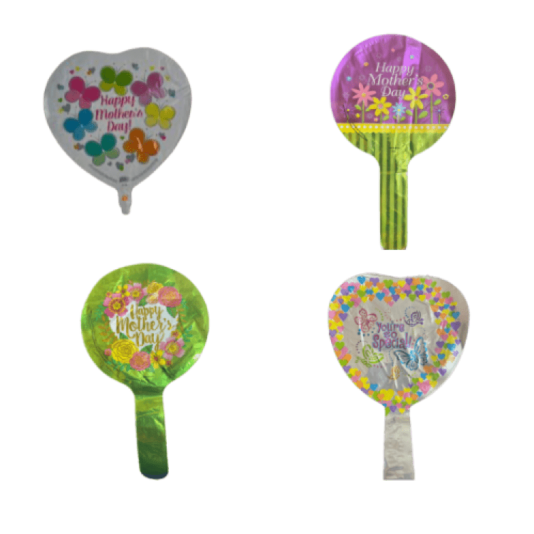 6 Mother's Day Foil Assorted