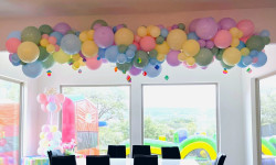 Pop20it20pastel20balloon20garland20by20balloon20man20llc2 3 8' Organic Balloon Garland