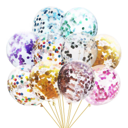 Confetti in balloon