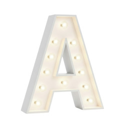 A Letter Lighted Marquee
