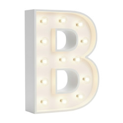 B Letter Lighted Marquee