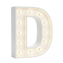 D Letter Lighted Marquee