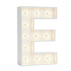 E Letter Lighted Marquee