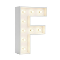 F Letter Lighted Marquee
