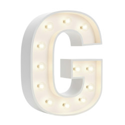 G Letter Lighted Marquee