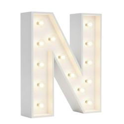 N Letter Lighted Marquee