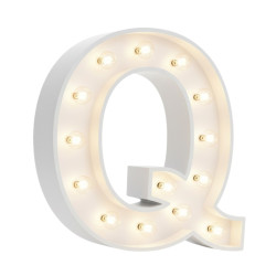 Q Letter Lighted Marquee