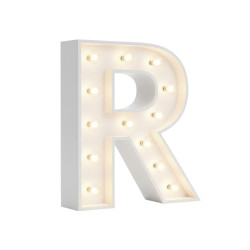R Letter Lighted Marquee