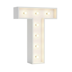 T Letter Lighted Marquee