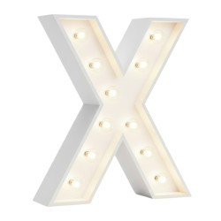 X Letter Lighted Marquee