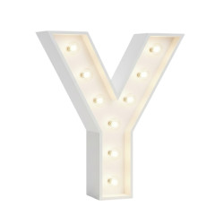 Y Letter Lighted Marquee