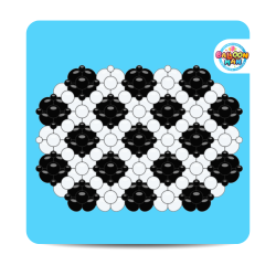 8′ x 12′ Soccer Themed Balloon Wall