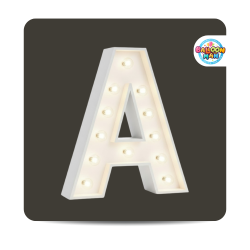 A Letter Lighted Marquee