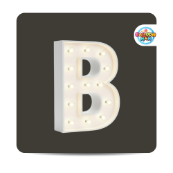 B Letter Lighted Marquee
