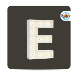 E Letter Lighted Marquee