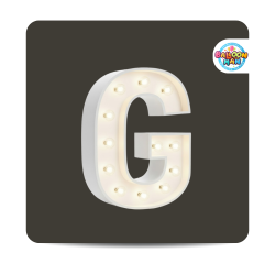G Letter Lighted Marquee