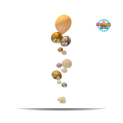Helium Bubble Chain