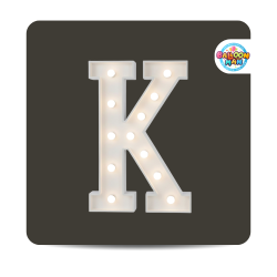 K Letter Lighted Marquee