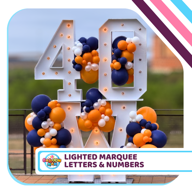 Lighted Marquee Letters & Numbers
