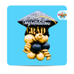 Luxurious Graduation Balloon Display