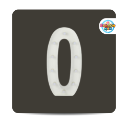 O Letter Lighted Marquee