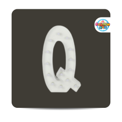Q Letter Lighted Marquee