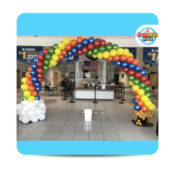 Rainbow Arch with Pot of Gold & Clouds