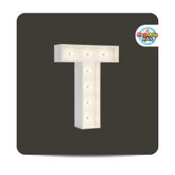 T Letter Lighted Marquee