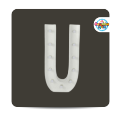 U Letter Lighted Marquee