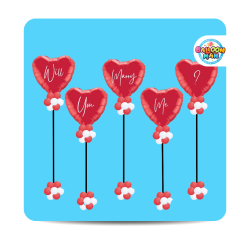 Valentine's Day Helium Balloon
