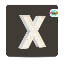 X Letter Lighted Marquee