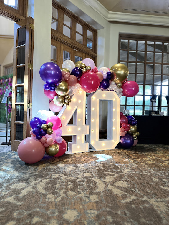 Birthday balloon decor in San Antonio