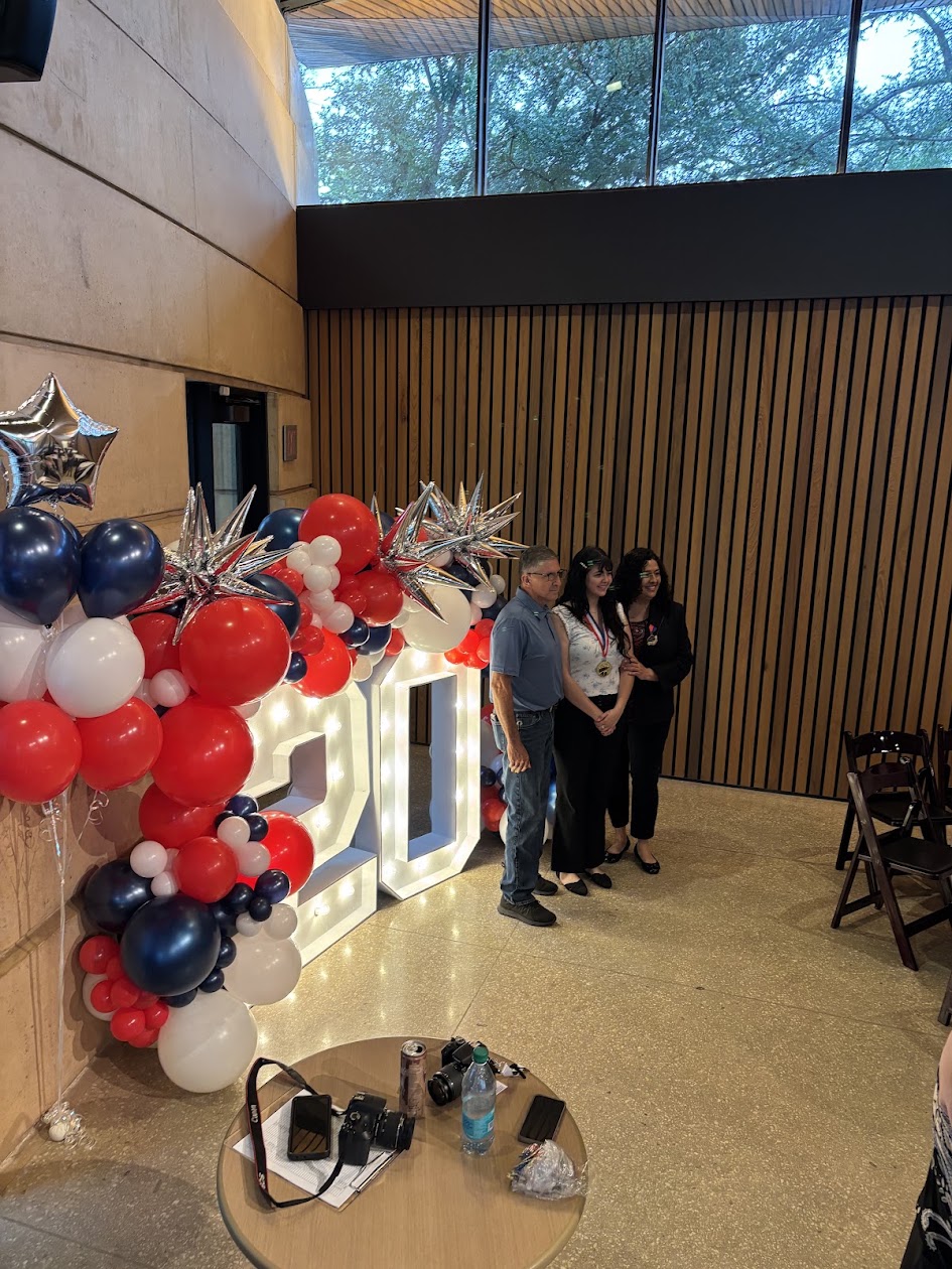 Professional corporate balloon decor installation
