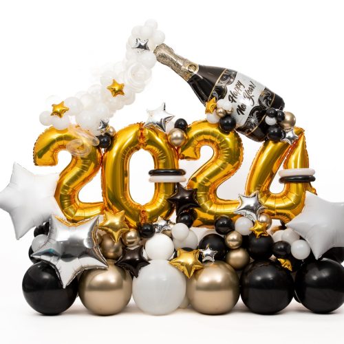 Air-Filled-Marquee-Display-New-Year-2024-Number-Chrome-Gold-Black-White-Champagne-Foil-Stars-scaled.jpg
